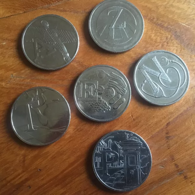 10P A-Z Alphabet 10 Pence 2018 & 2019 Uncirculated Coins - Various Designs 2