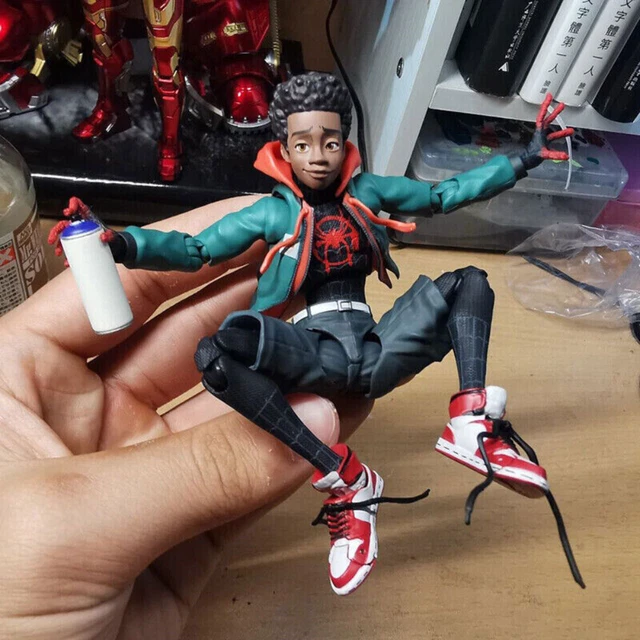 In Stock！！！Spider-Man: Across The Spider-Verse Miles Morales 13cm Action Figure