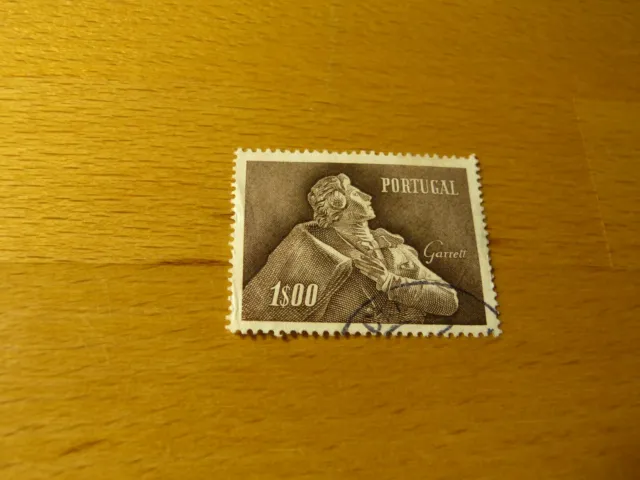 2 Briefmarken Portugal Tudo Pela Nacao 1935 und Garrett 1957 (M.856) gest.