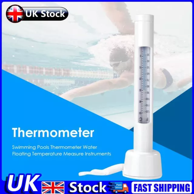 Floating Thermometer with String for Outdoor Indoor Swimming Pools Spas Hot Tubs