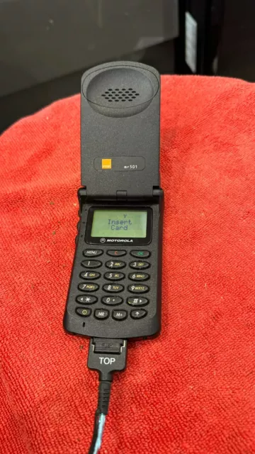 Motorola Star Tac Vintage Mobile Phone Lights Up And Keypad Works As It Should