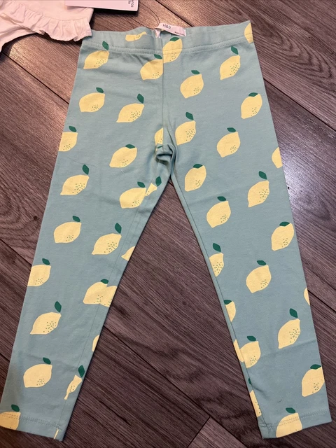 M&S girls age 3-4 top and leggings outfit bundle BNWT 4