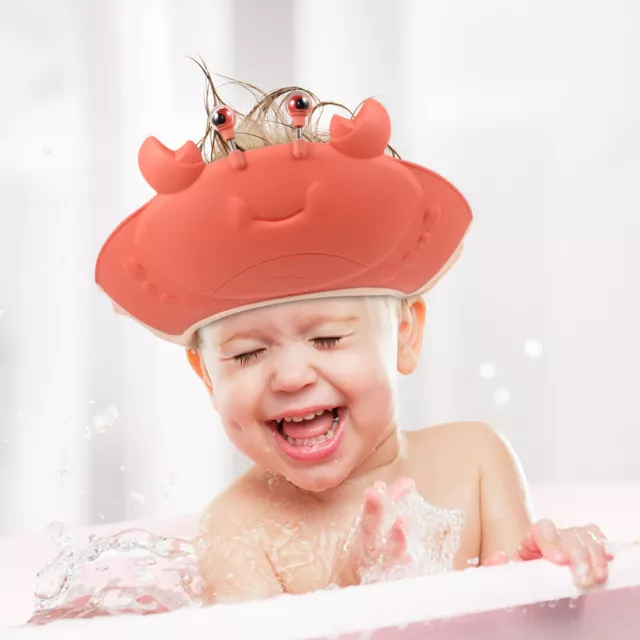 Escudo para lavar el cabello para bebé sombrero de baño champú para niños ducha niño pestaña