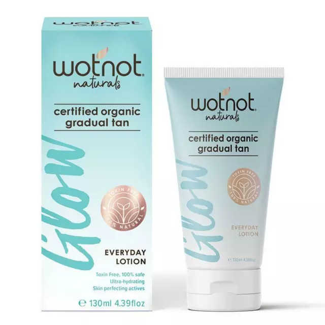 NEW Wotnot Naturals Certified Organic Gradual Tan Everyday Lotion 130mL