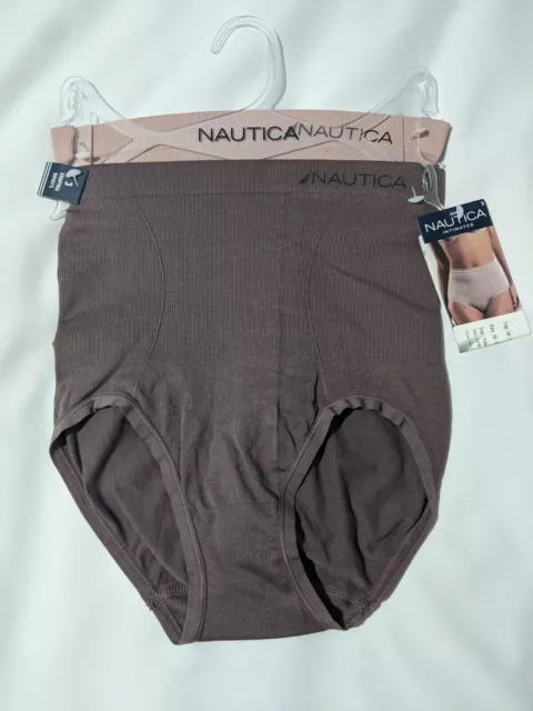 NAUTICA INTIMATES NT7106 3PKD MF SEAMLESS SHAPING BRIEF~Large~GREAT FIT! NWT
