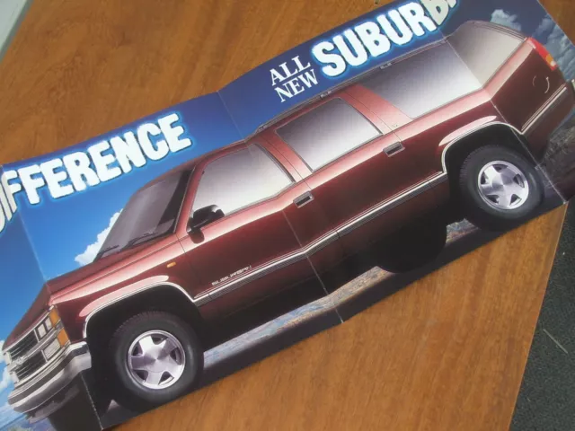 c1997 Holden Suburban introduction original Australian large 4 page folder