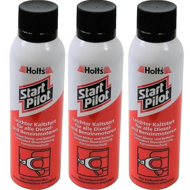 3x Holts Startpilot 200ml Starterspray Start Pilot Starthilfespray