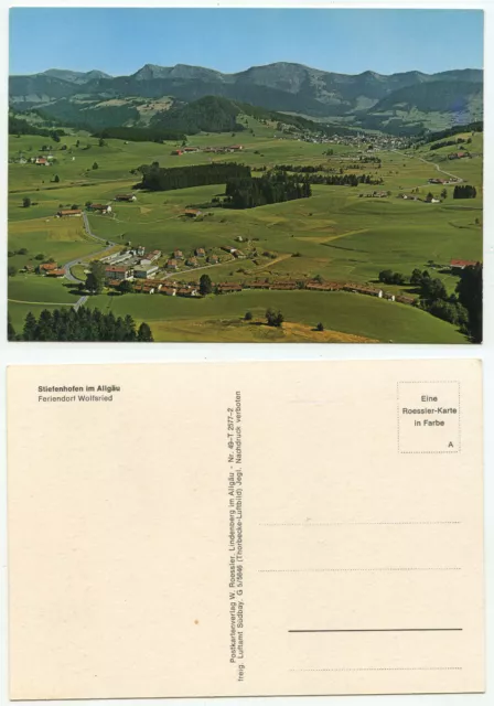 07483 - Stiefenhofen im Allgäu - holiday village Wolfsried - old postcard