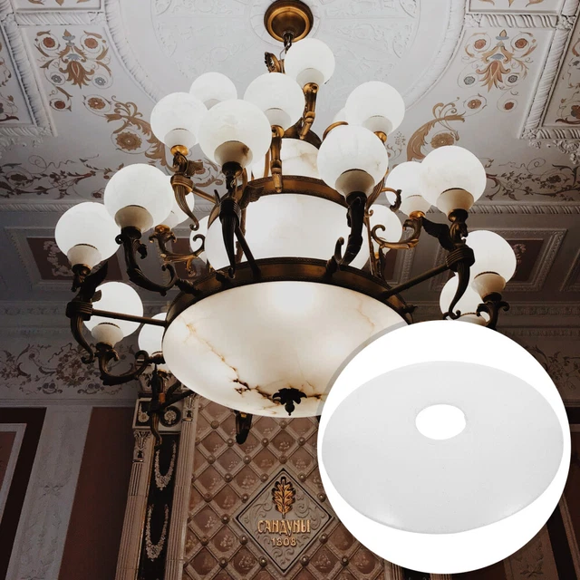 24 Pcs Table Lamp Cover Chandelier Base Tray Wall Lights Decor Metal 4