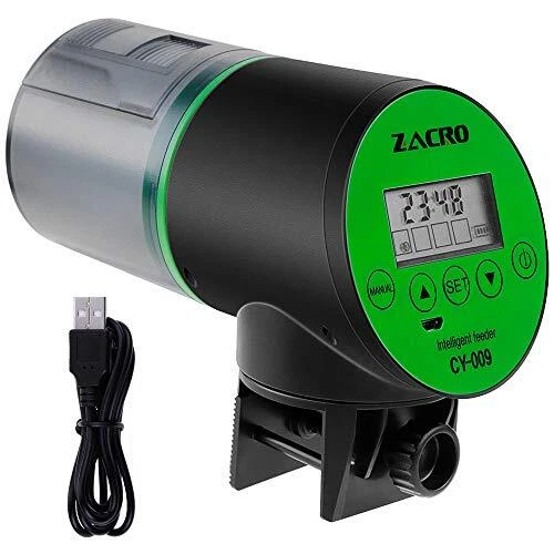 USB Charger Automatic Fish Feeder Large-capacity lithium battery for Aquarium