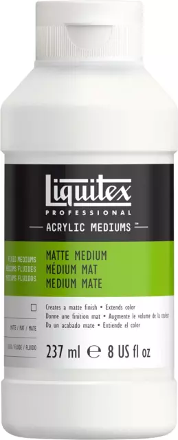 Liquitex Professional Acryl Matt Fluid Medium 237 ml Nicht reflektierende Oberfläche