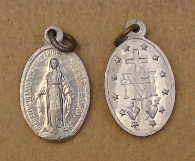 ALTES PILGER MEDAILLON - Muttergottes - Maria ohne Sünde empfangen ...