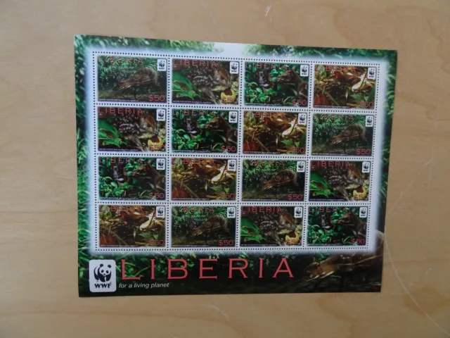 Liberia Michel 5921/24 KB postfrisch Wildtiere (14140H)