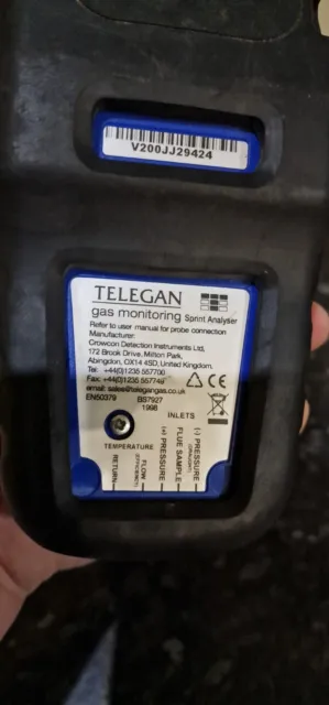Telegan Anton Sprint V2 Gas Monitoring Flue Uncalibrated 2