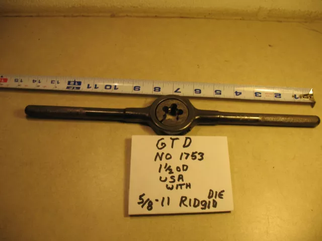 GTD NO. 1753   1-1/2" Die Wrench with One Die USA