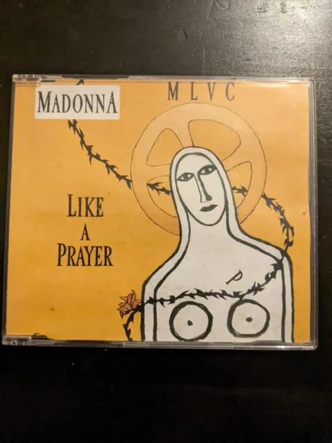 MADONNA CD Like A Prayer - 3 Track remixes. German edition (Yellow version)