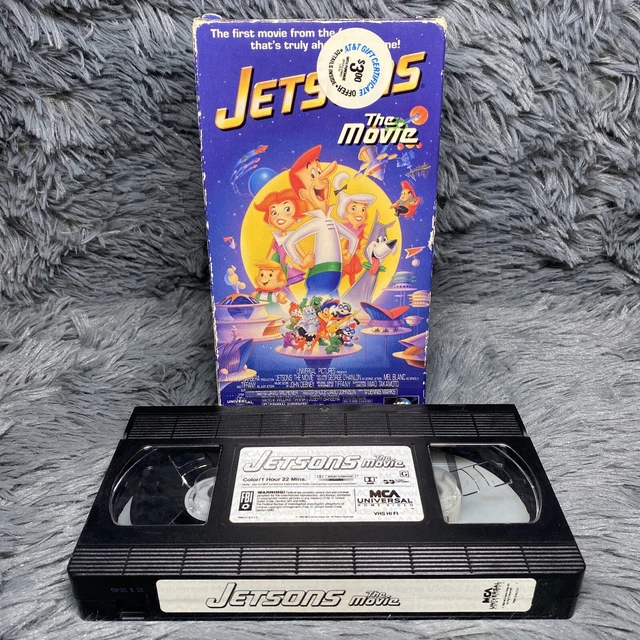 JETSONS THE MOVIE VHS 1990 Cartoon Video Tape George Judy Jane &amp; Elroy ...
