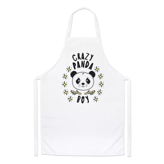 Loco Panda Niño Stars Chefs Delantal Animal Broma Mascota Hijo Divertido Cocina