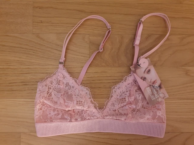 Hunkemöller Spitzen Bustier/BH in rosa, Gr.S, Neu mit Etikett