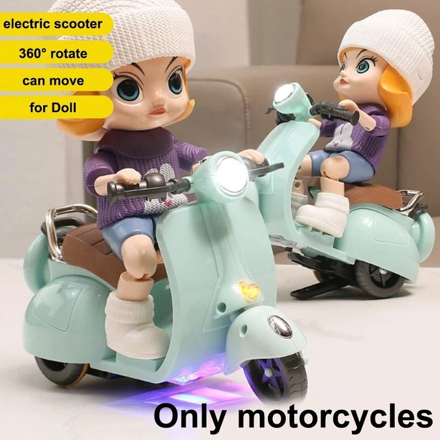 Masyrt Mini Elektro Puppenroller - Mit Musik & Lichtern Für 17cm Puppen