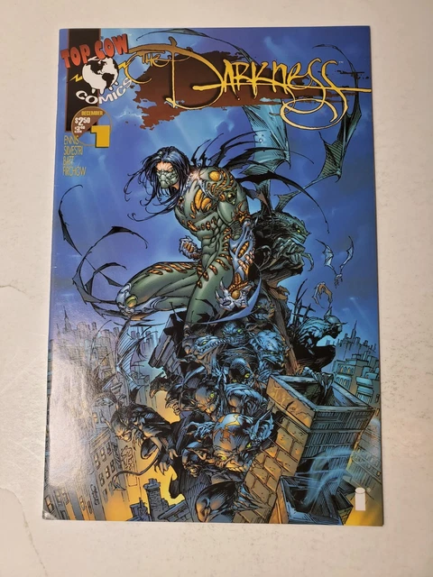 The Darkness #1 1996, Image Vol 1 Top Cow Garth Ennis Marc Silvestri NM see pics