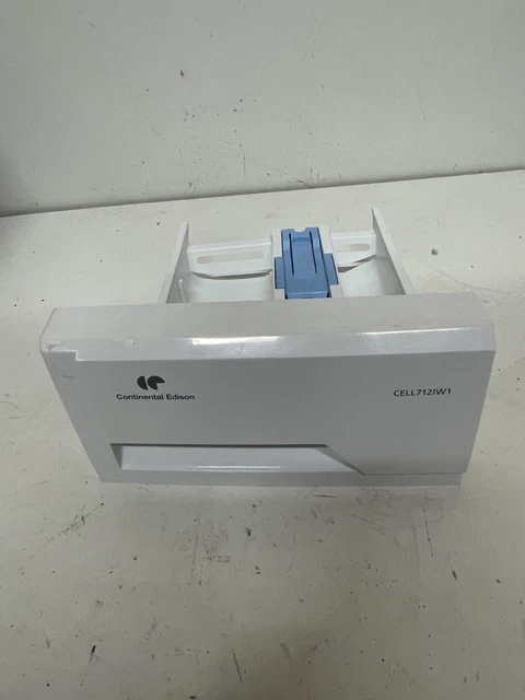 Tiroir Distributeur De Lessive Complet BELLAVITA Pour Lave-linge Encastrable WF1214BW566C - Blanc, Avec Façade Et électrovanne