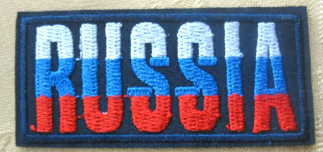 Russland Aufnäher Patch Fahne Flagge Russia