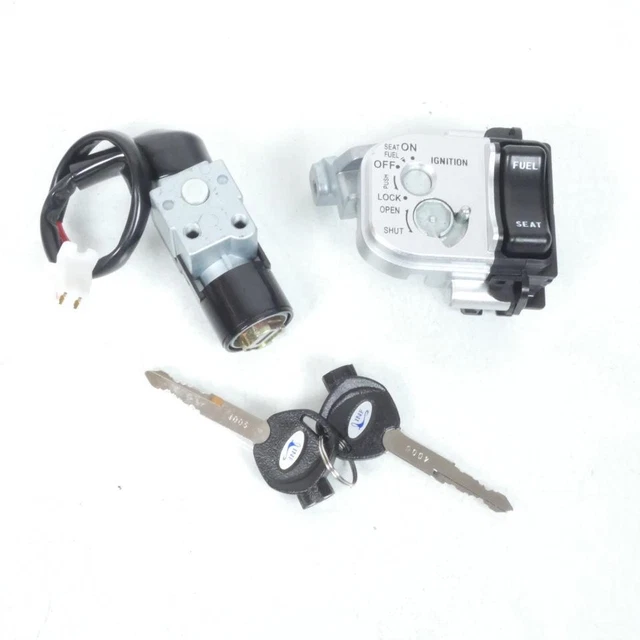 Contacteur à Clé Neiman P2R Pour Moto - 4 Fils, Avec 2 Clés, Compatible Honda 50 ST Dax - 3