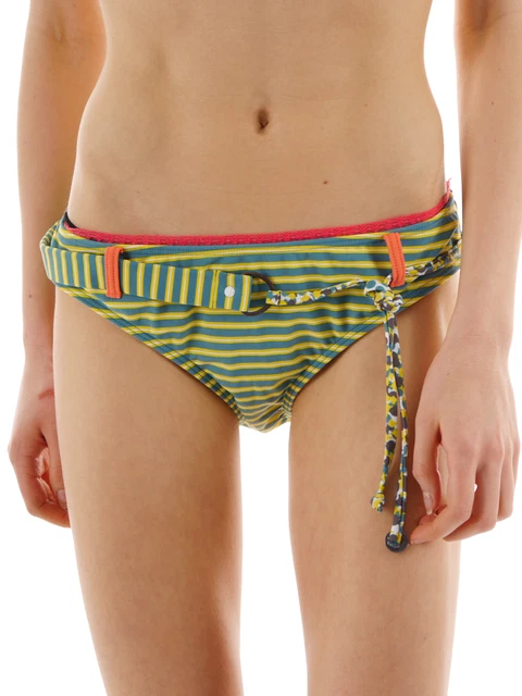Mango - Bas de bikini au crochet - Jaune