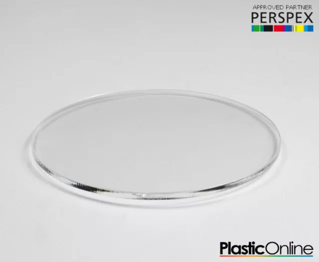 Clear Gloss / Matt Frost Circles 3mm & 5mm Thick Acrylic Discs Perspex 2-20 Inch