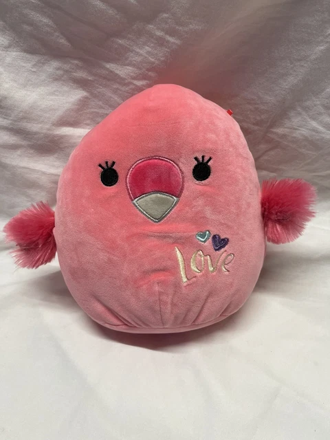 Squishmallow 8" Cookie the Flamingo 2020 Valentines Edition Kellytoy NWT
