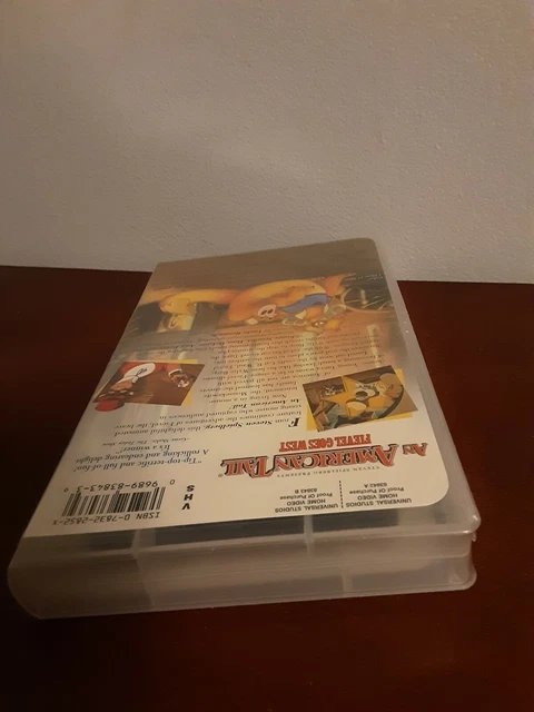 AN AMERICAN TAIL Fievel Goes West VHS Clamshell Case w/ CD-ROM New ...
