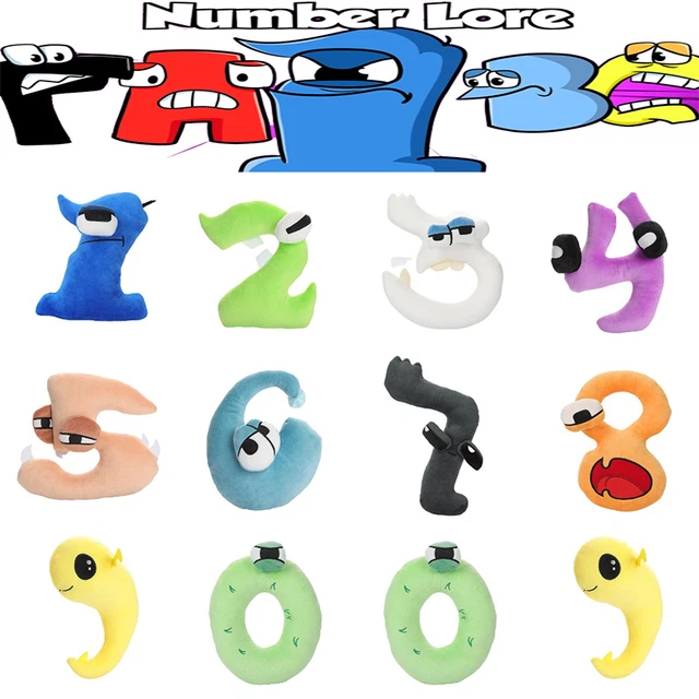 NUMBER ALPHABET LORE Zero One Plush Doll Baby Educational Toys Gift Home  Decor $14.98 - PicClick AU