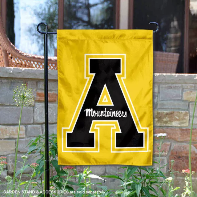 App State Mountaineers Gold Garden Flag and Yard Banner