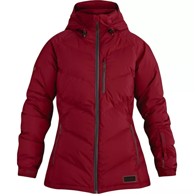 Dakine Womens Kensington Down Snowboard Jacket Medium Garnet Red New