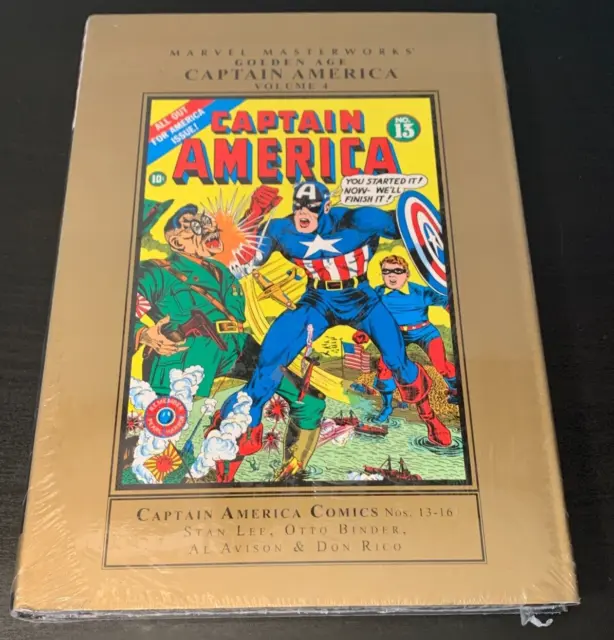 New Sealed Marvel Masterworks Golden Age Volume 4 Captain America HC Hardcover