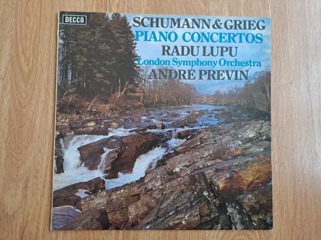 SXL 6624 Schumann Grieg Piano Concerto Radu Lupu Previn LSO Near Mint TAS List