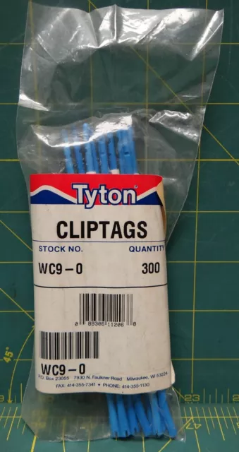 Hellermann Tyton Clip-Tags Wire Marker Number "0" *Lot of 300* 16ga to 10ga