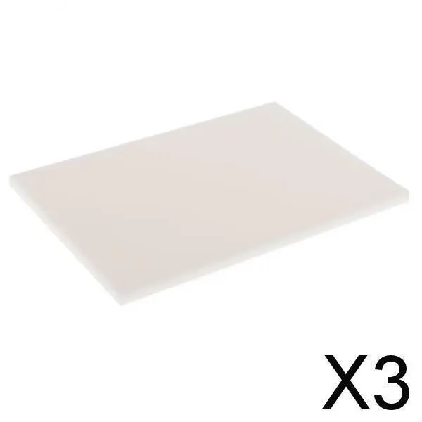 3X 15x10x0.5cm White Rubber Carving Blocks for DIY Rubber Stamp Making Printing