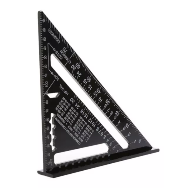 7 Inch Aluminum Alloy Triangle Ruler Read Rafter Square Layout Tool for