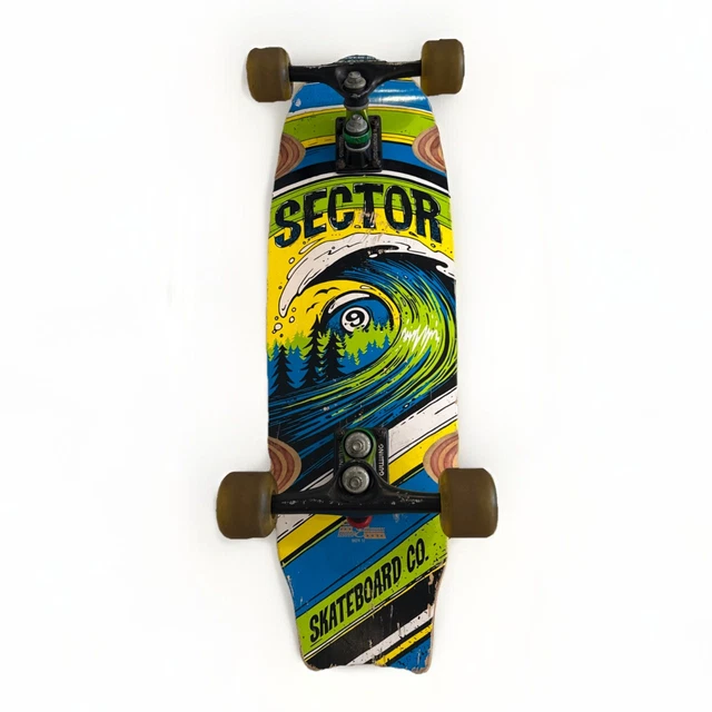 Sector 9 Snapper Hideout Longboard Complete – 34" X 8.75" Assorted Design