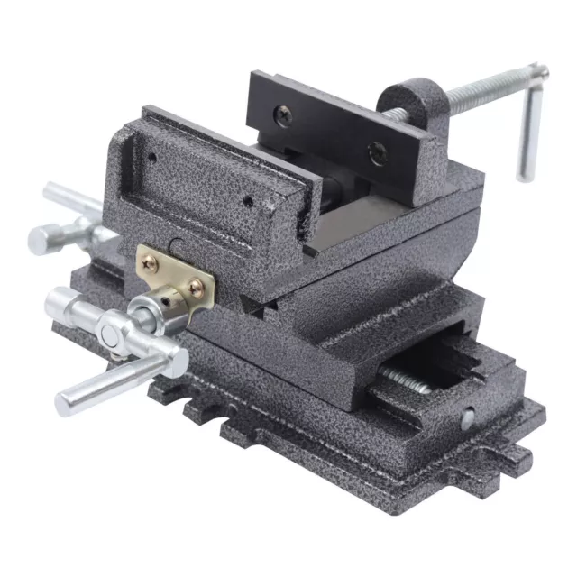 4" Cross Slide Vise 2 Way X-y Heavy Duty Clamping Vise Bench Vises Metal Milling