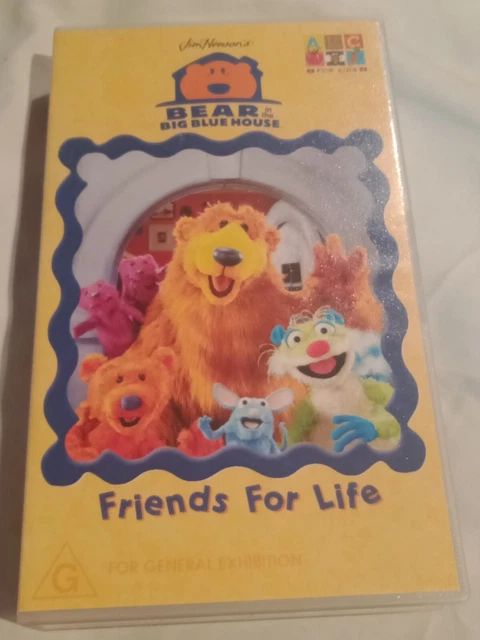 VHS BEAR IN The Big Blue House Friends For Life. Vhs £13.48 - PicClick UK