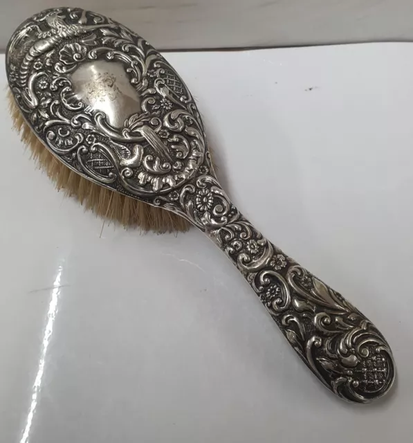 Walker & Hall Stirling Silver Hair Brush Cira 1913 With Hall Marks