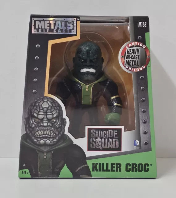 Metals Die Cast DC Comics Suicide Squad Killer Croc New & Sealed Figurine