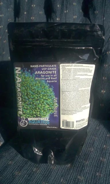 Aragonite Brightwell Aquatics Nano particulate USP Grade N-Aragonite 500g 1.1 lb