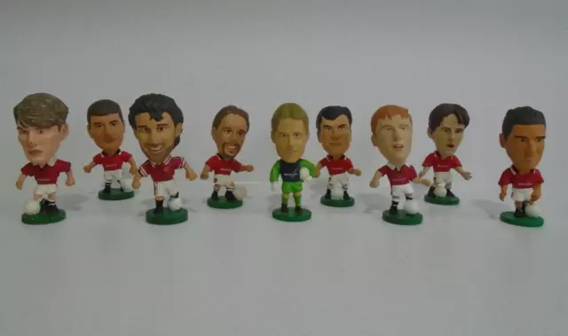 Bundle 9 MANCHESTER UNITED Corinthian Football figures Prostars Job lot