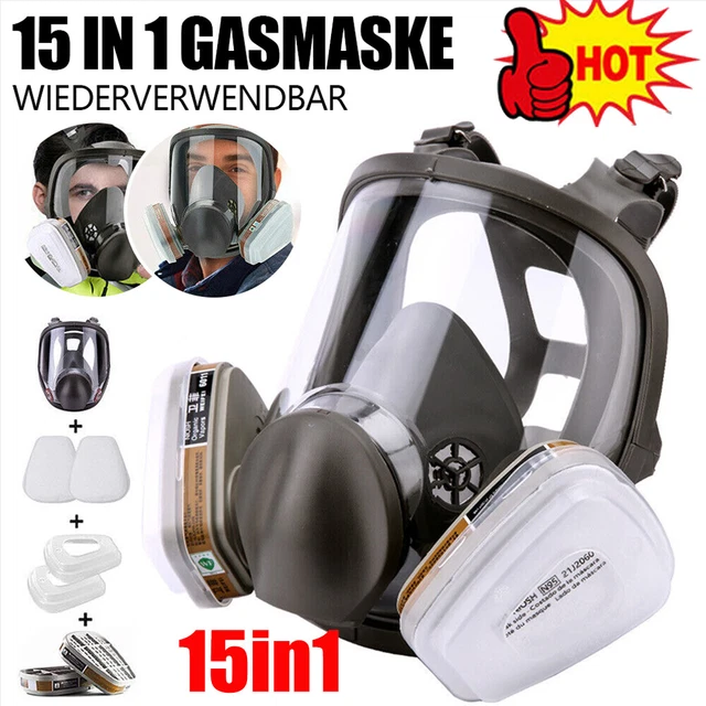 Silikonkautschuk-zylinderförmige Vollmaske-Gasmaske für Beatmungsgerät