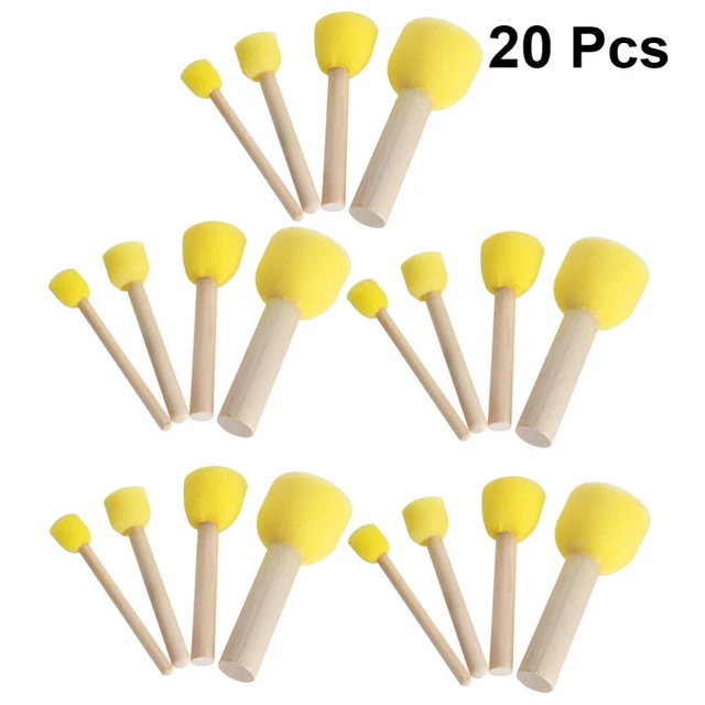 20 Pcs pennello spugna Set Di Pittura Fai Te Graffiti