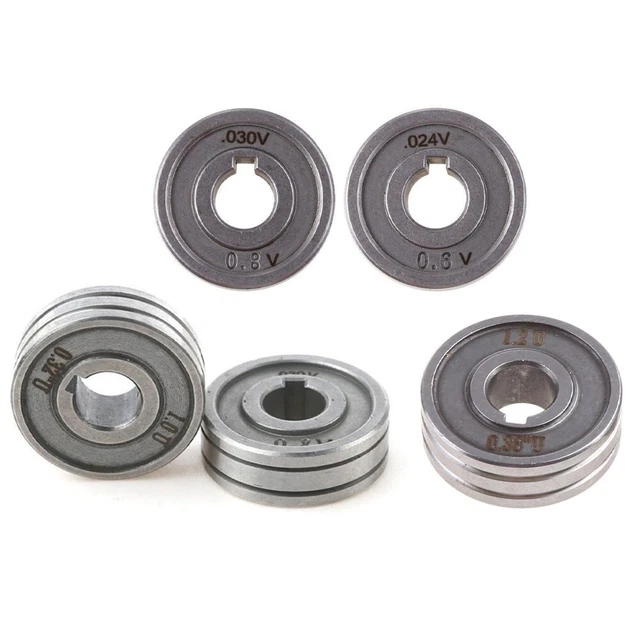 Roue D'entraînement De Rouleau D'alimentation De Fil De Soudage, Molette, Rainure K V, Guide-fil MIG, Accessoires De Soudage De Haute Qualité, 0.6mm, 0.8mm, 1.0mm, 1 Pièce